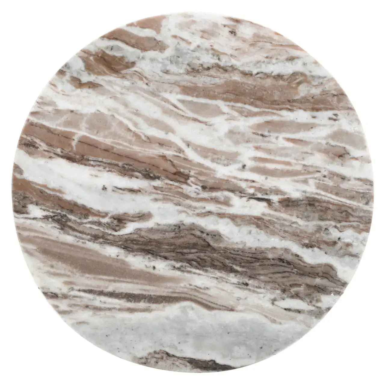 - Bijzettafel Oberoy Blush beige 45Ø