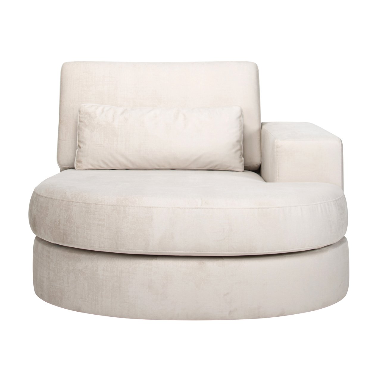 - Bank Felix customized round lounge right