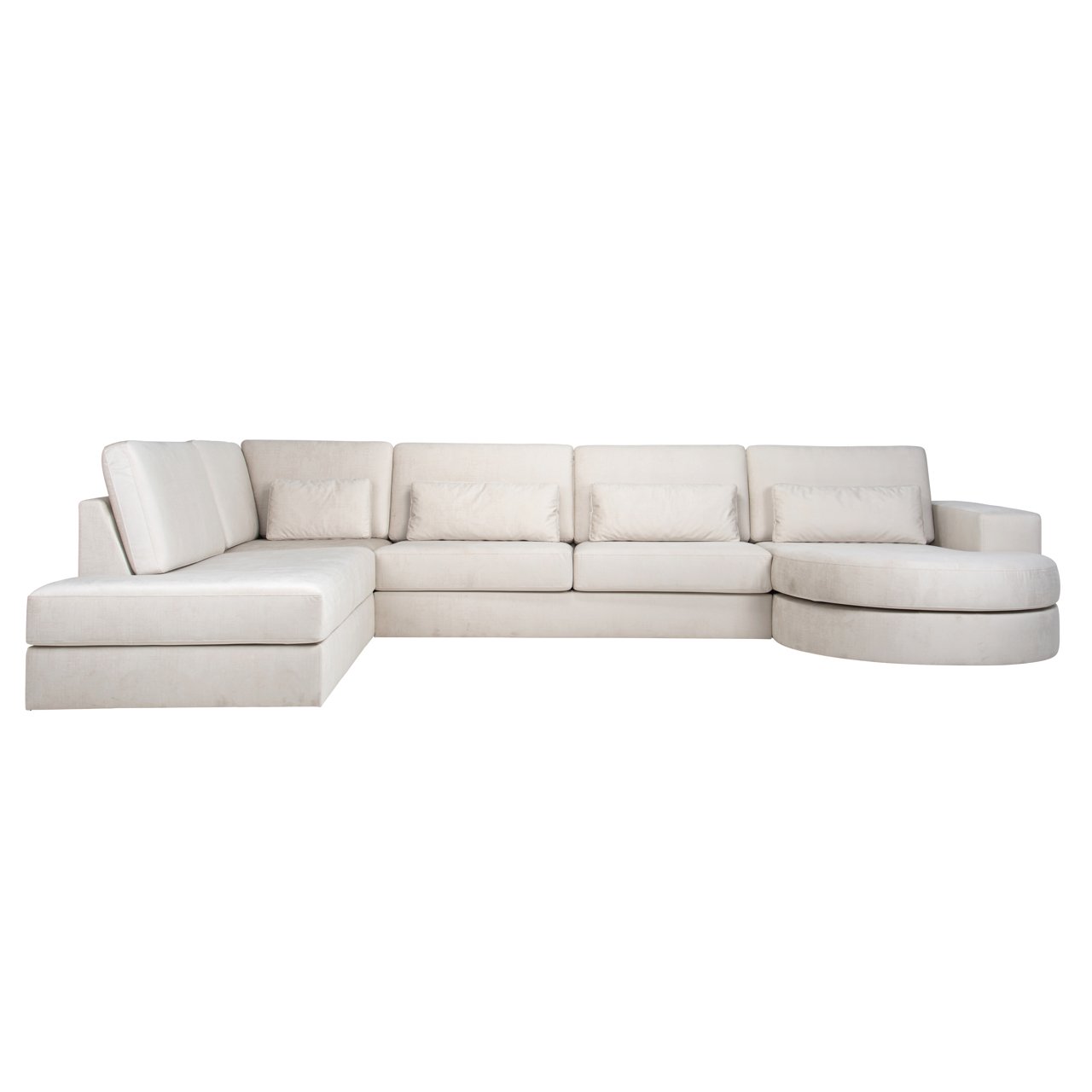 - Bank Felix customized round lounge right