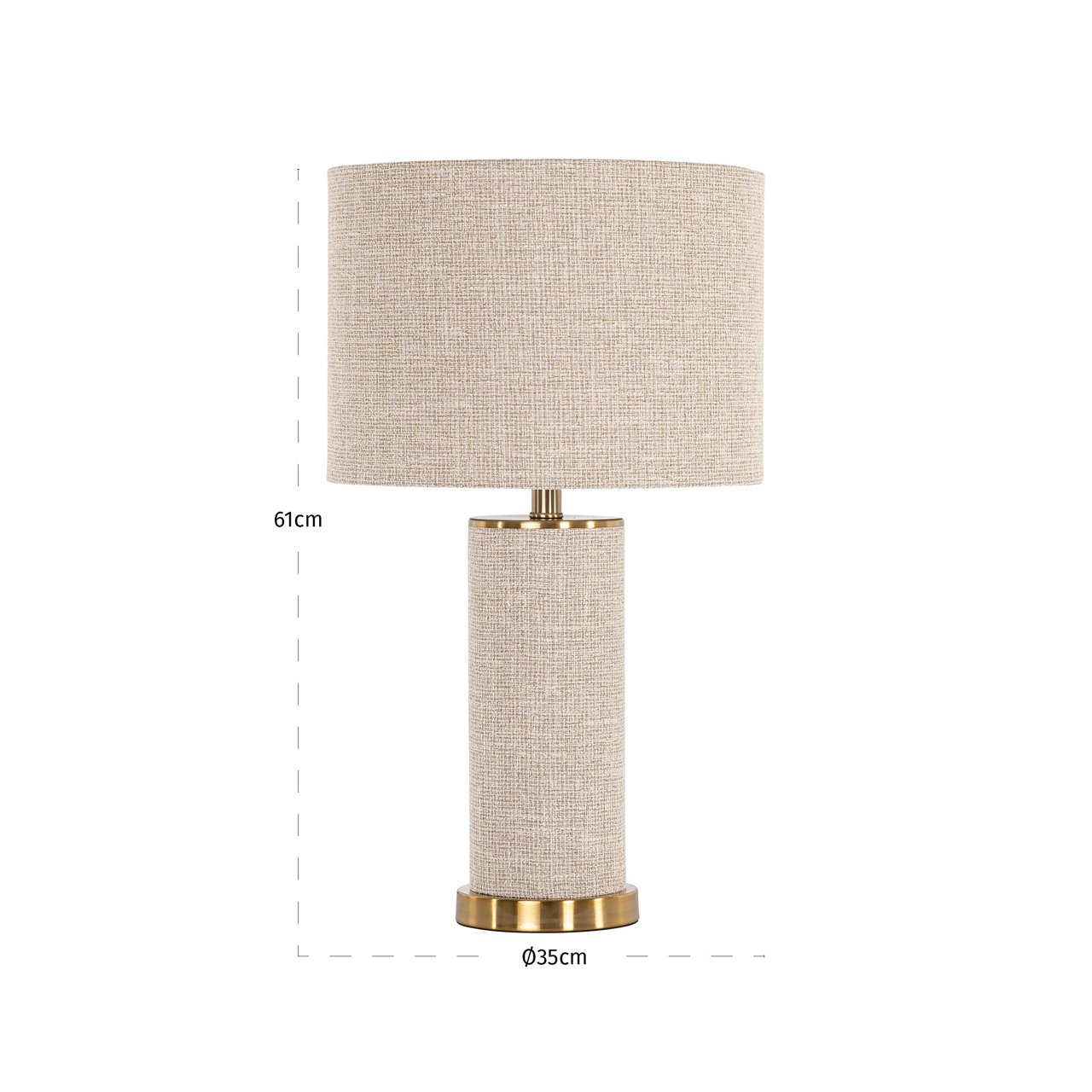 - Tafellamp Joline beige