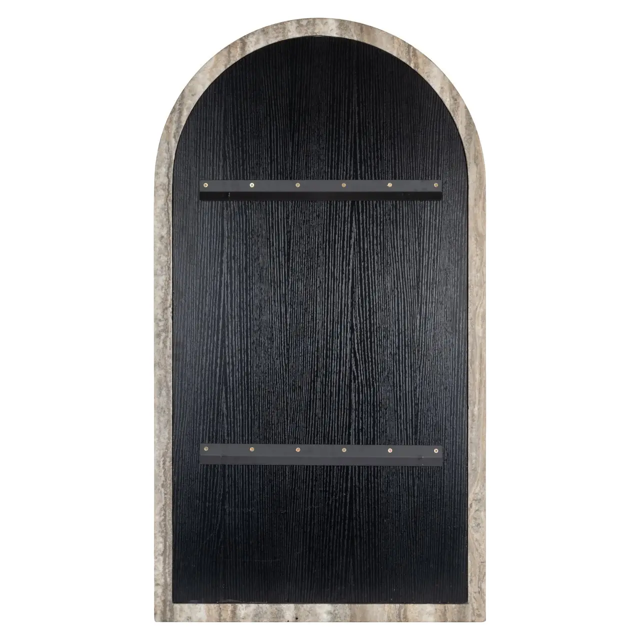 - Spiegel Calvo grey faux travertine