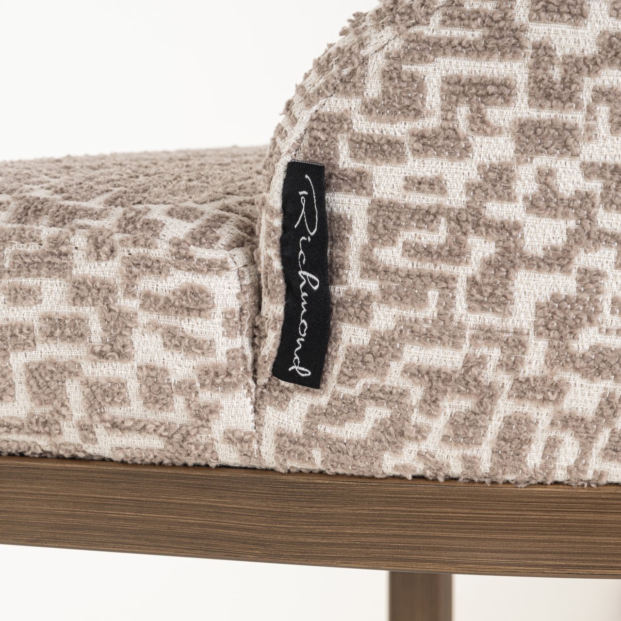 - Barstoel Bolton natural geo (Set of 2)