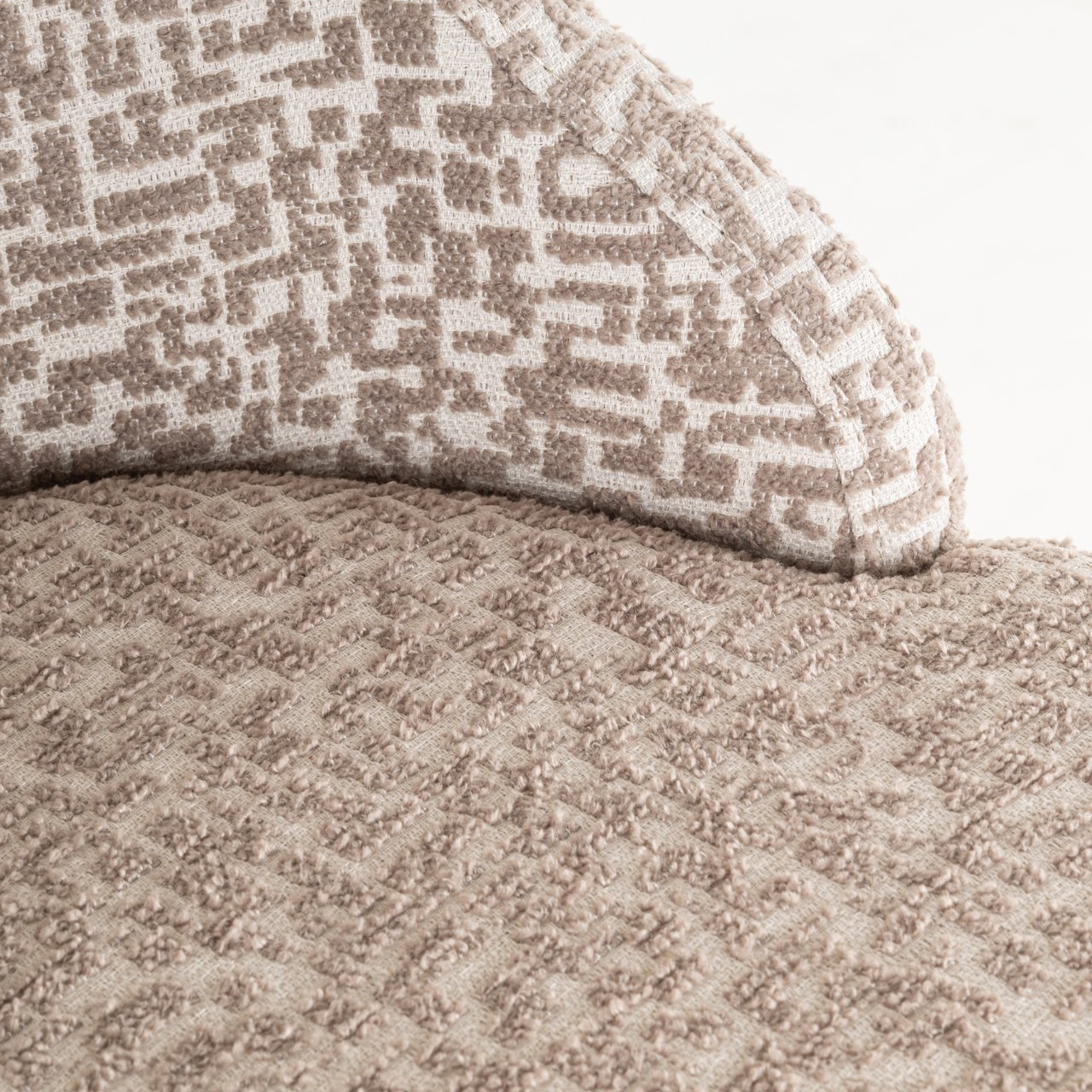 - Barstoel Bolton natural geo (Set of 2)