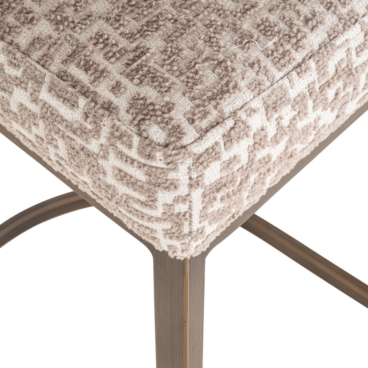 - Barstoel Bolton natural geo (Set of 2)