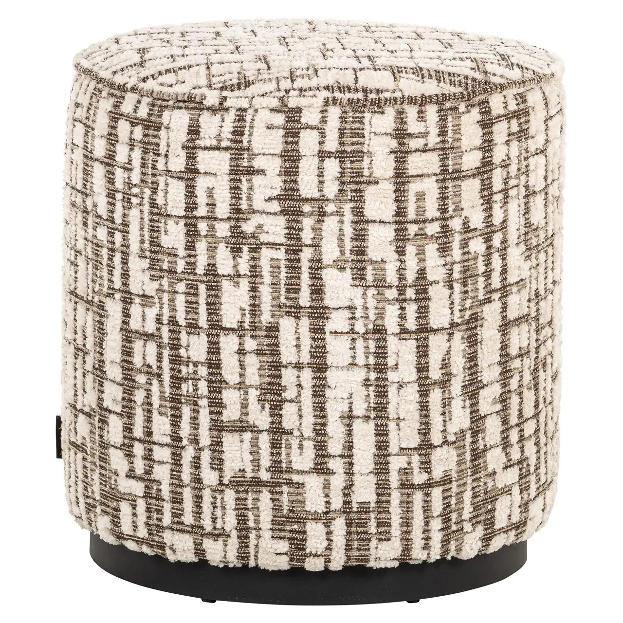 - Poef & Voetenbank Lexie cream 45Ø