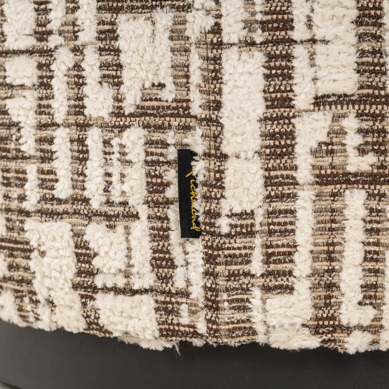 - Poef & Voetenbank Lexie cream 45Ø