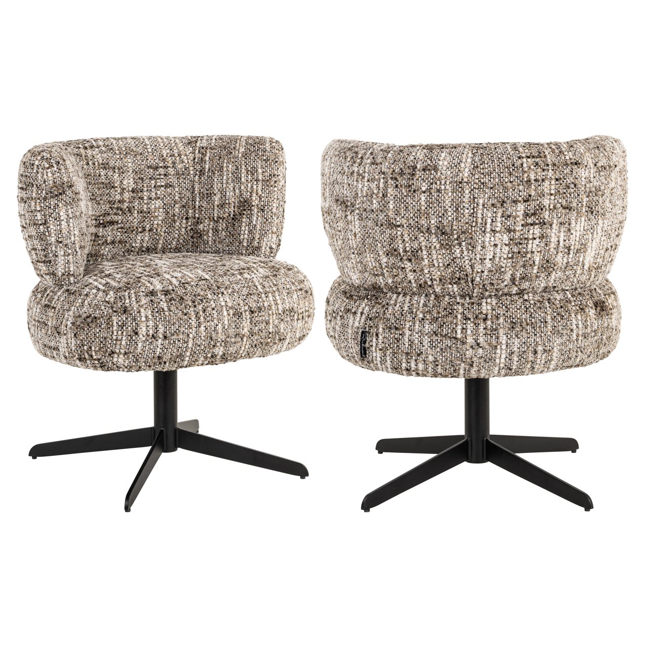 - Eetkamerstoel Alexis brown omara swivel