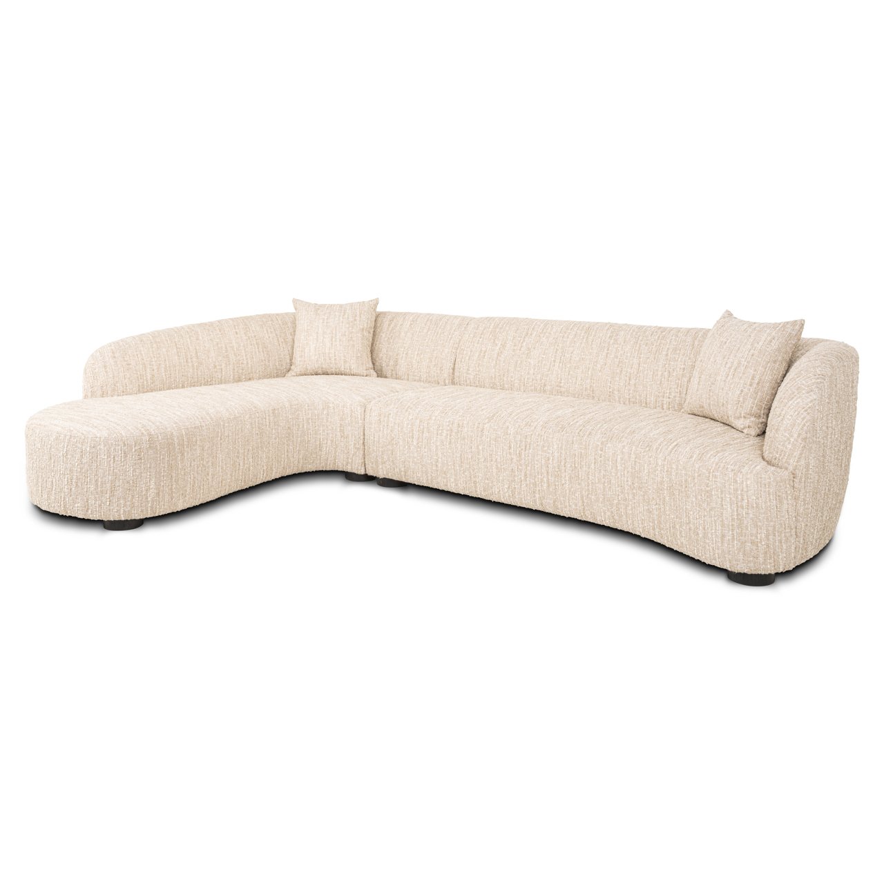 - Bank Pandora beige angora lounge left