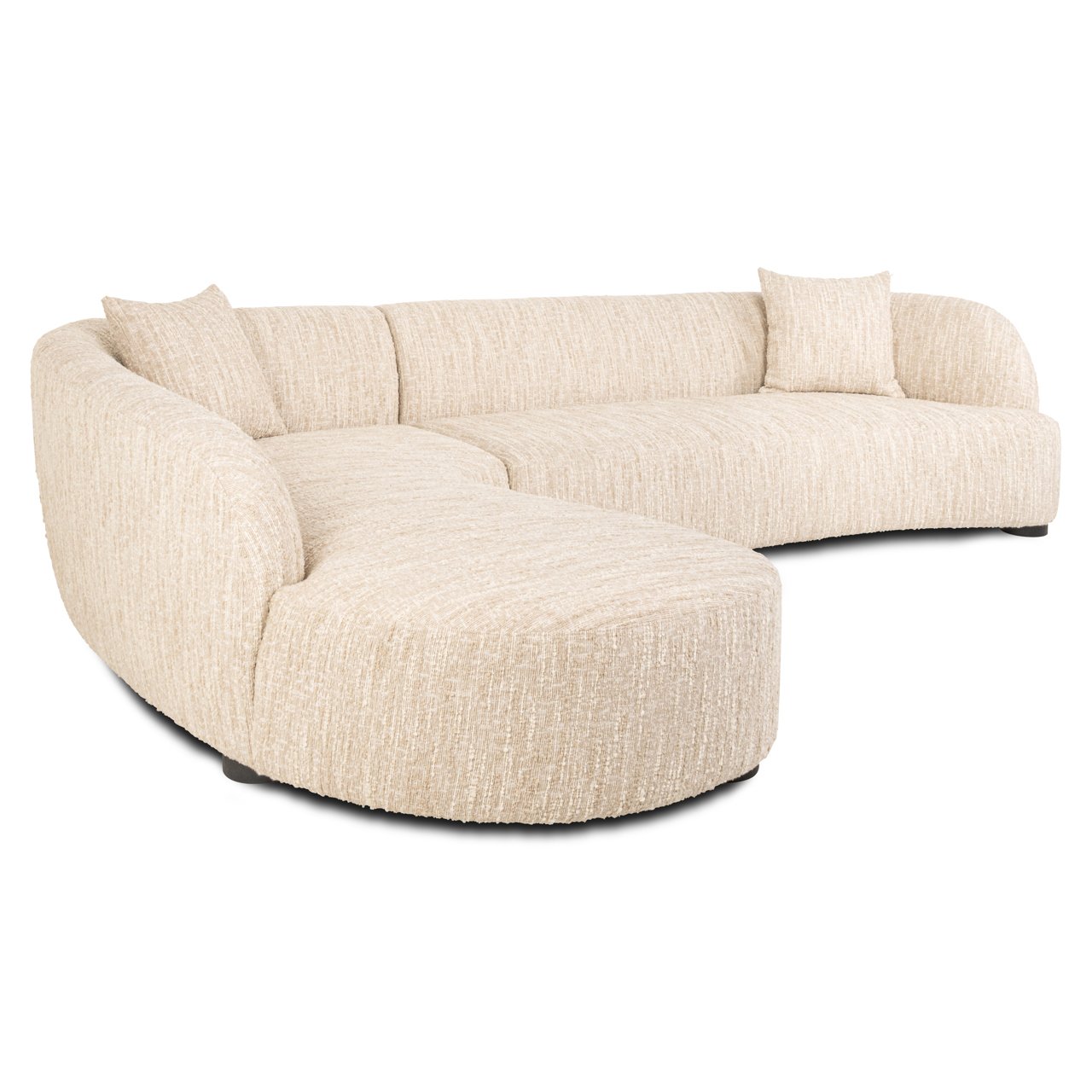 - Bank Pandora beige angora lounge left