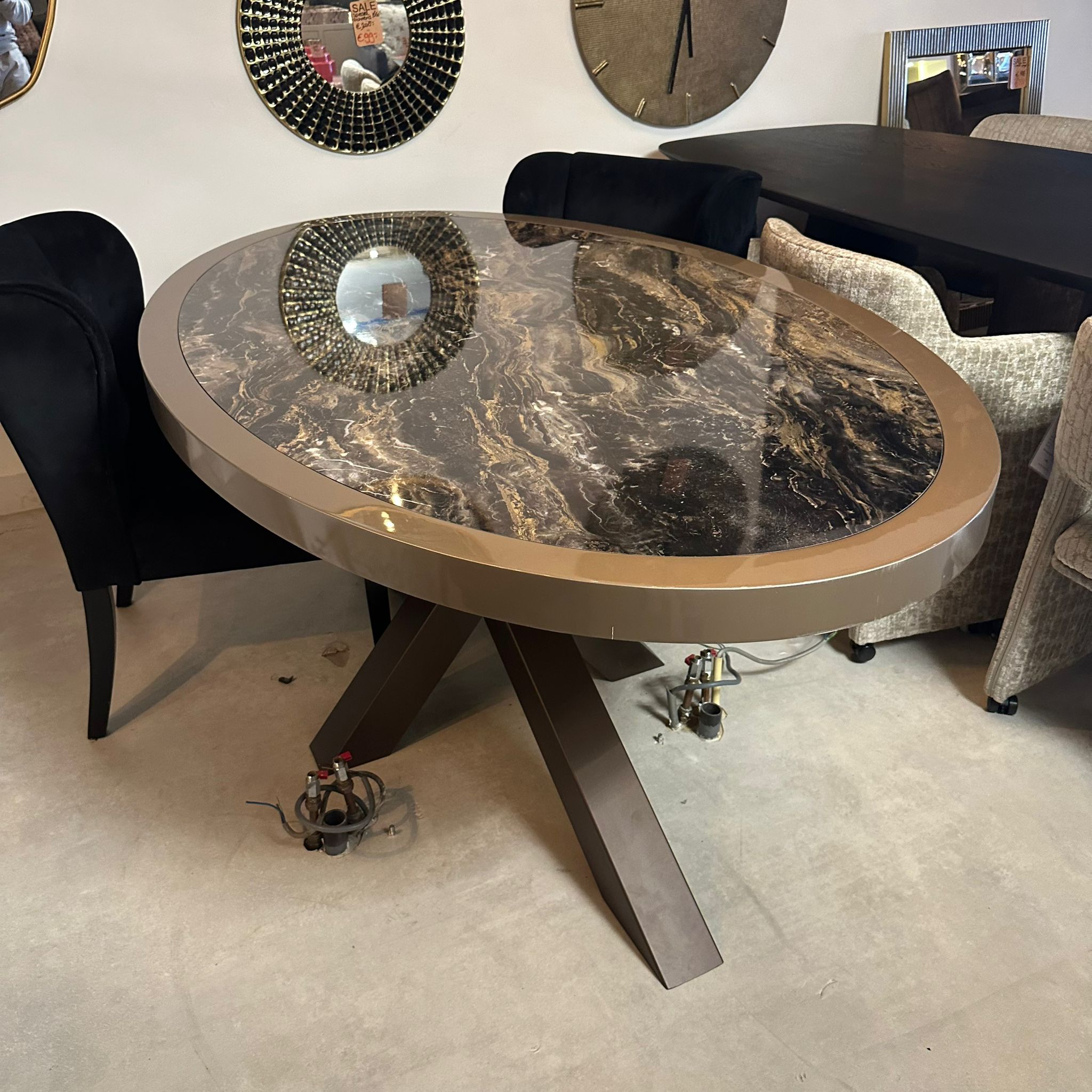 Eettafel Ovaal outlet961 - Afbeelding 2