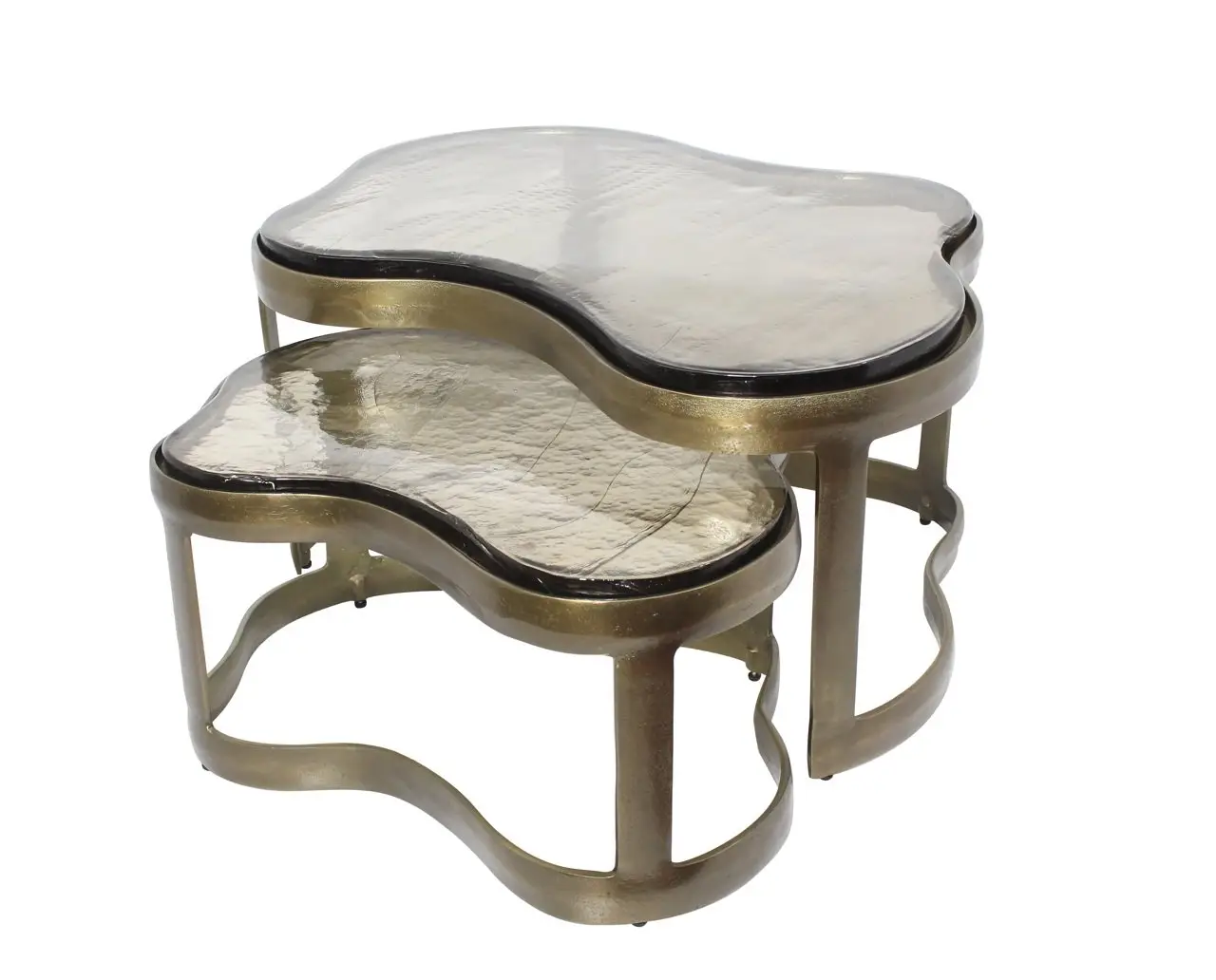 - Salontafel Fairfield brass antique (Set of 2)