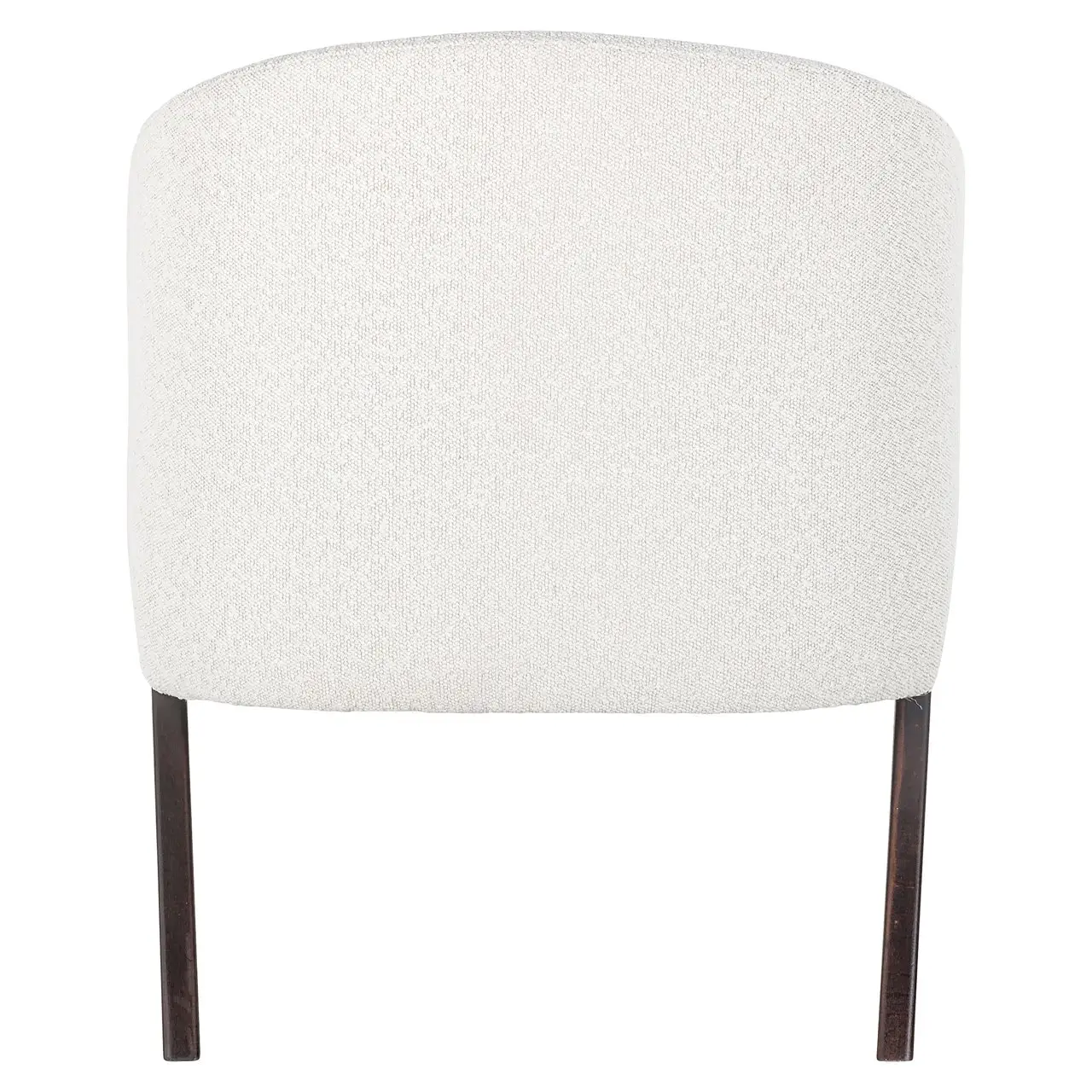 - Lounge stoel Mia white bouclé