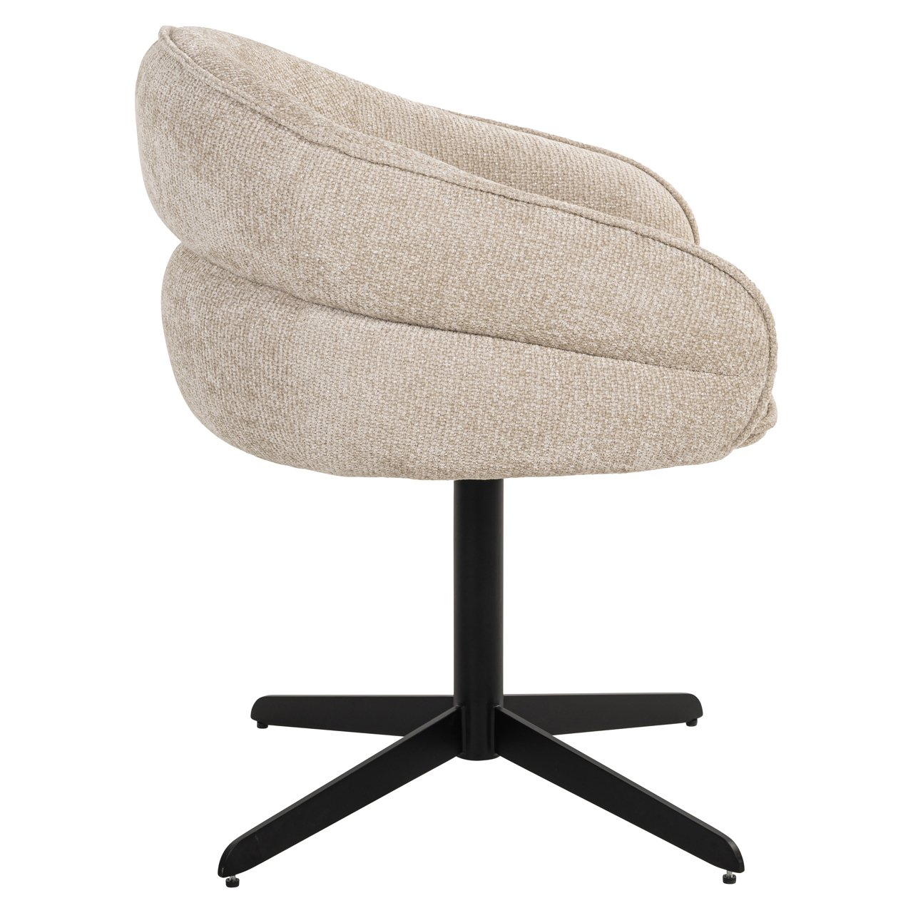 - Eetkamerstoel Angelina cream unicorn swivel