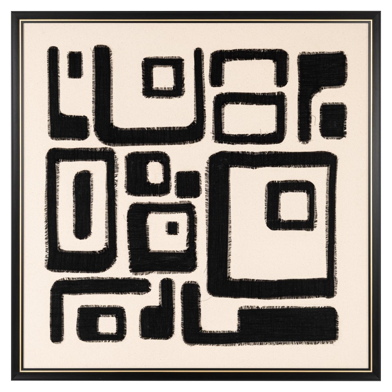 - Wall art Shanita black/white