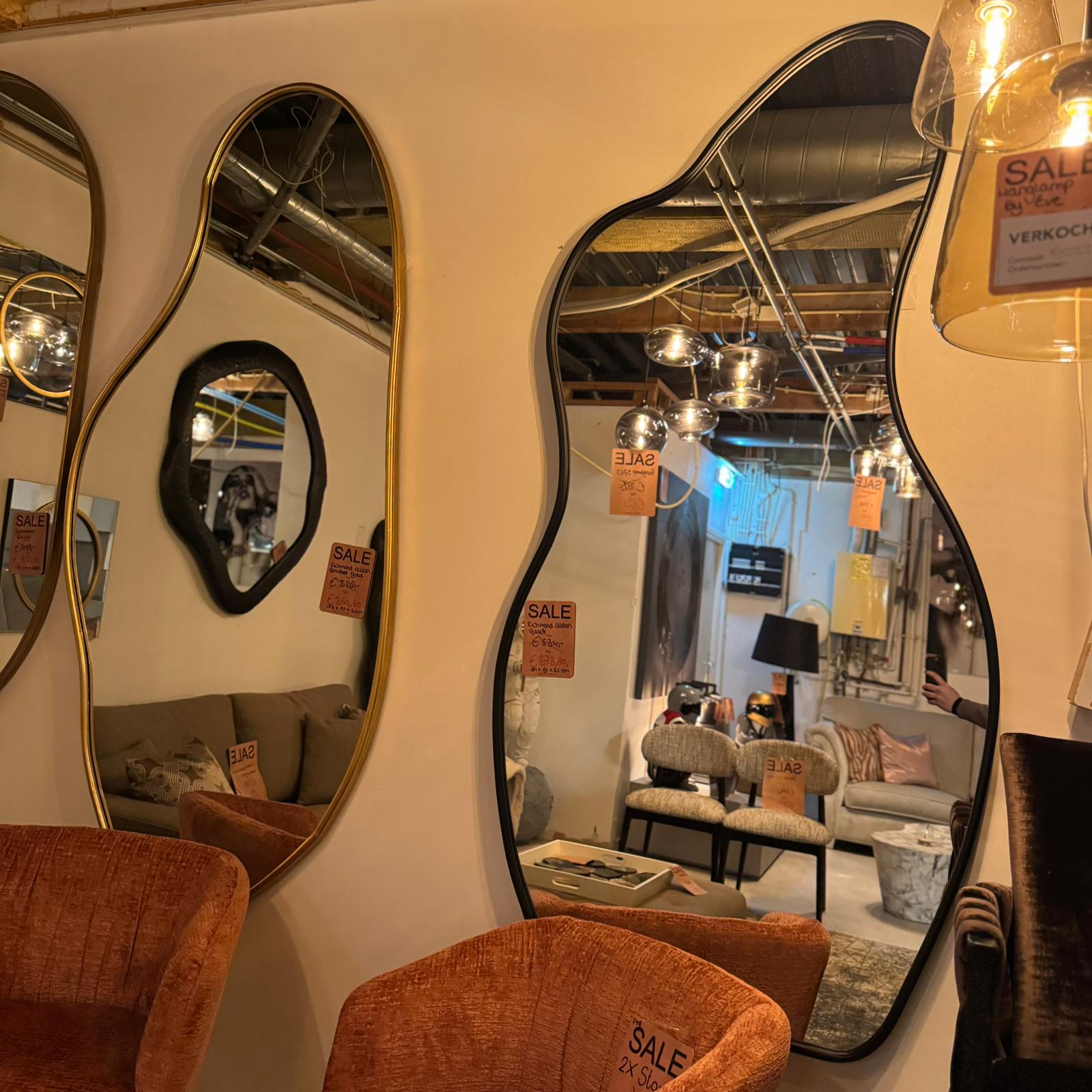 Richmond Aldon Black spiegel outlet991