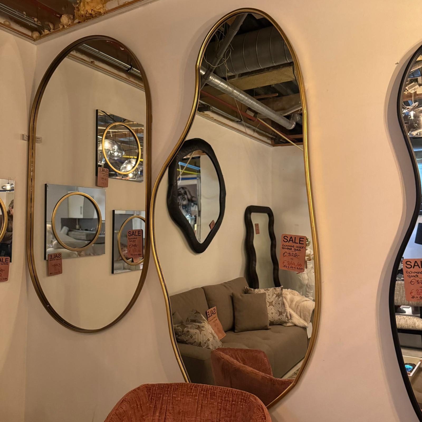 Richmond Aldon Gold Spiegel outlet992