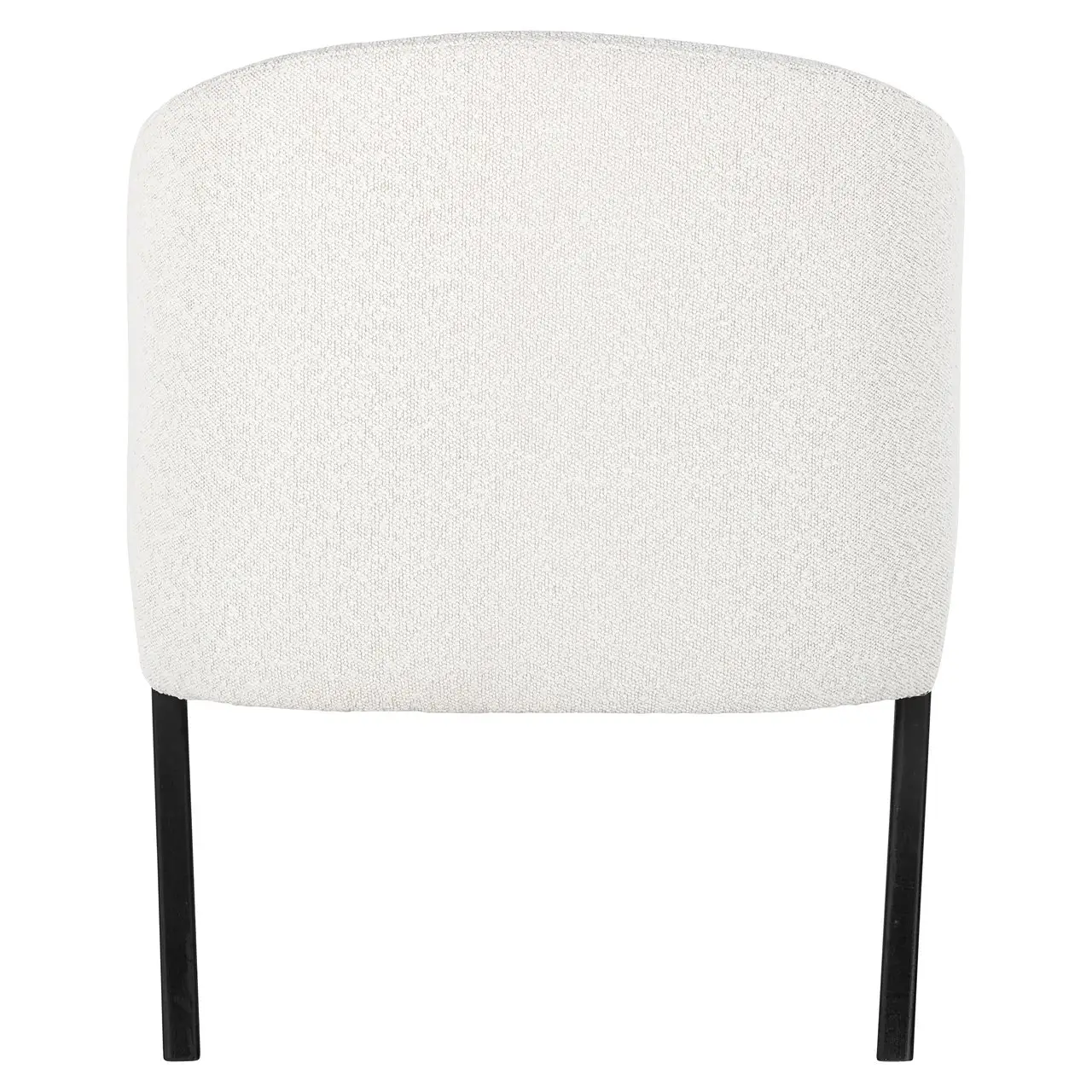 - Lounge stoel Mia white bouclé