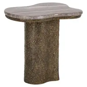 - Bijzettafel Abandos brass antique