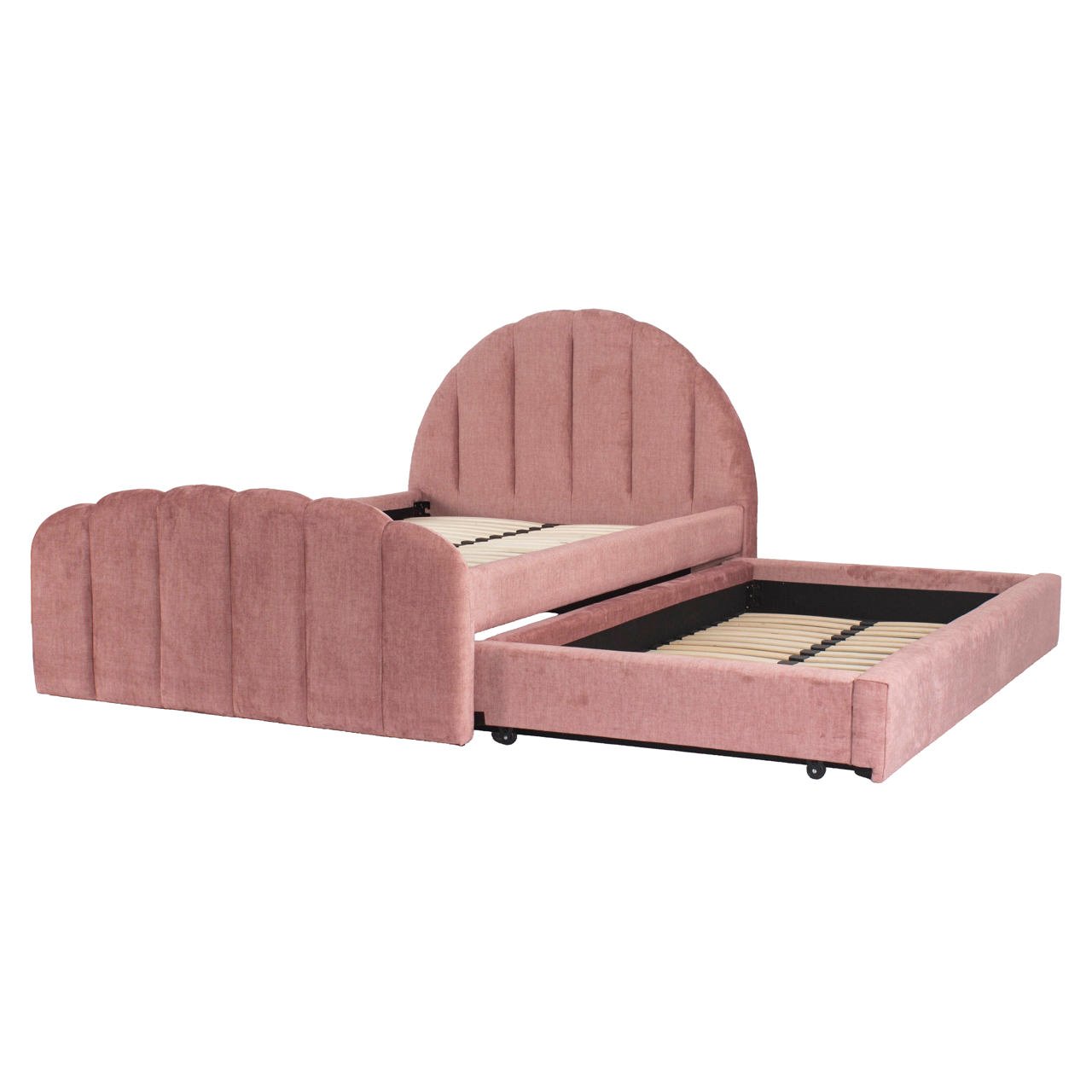 - Bed Pixie rosewood jewel 120x200 with pull-out bed