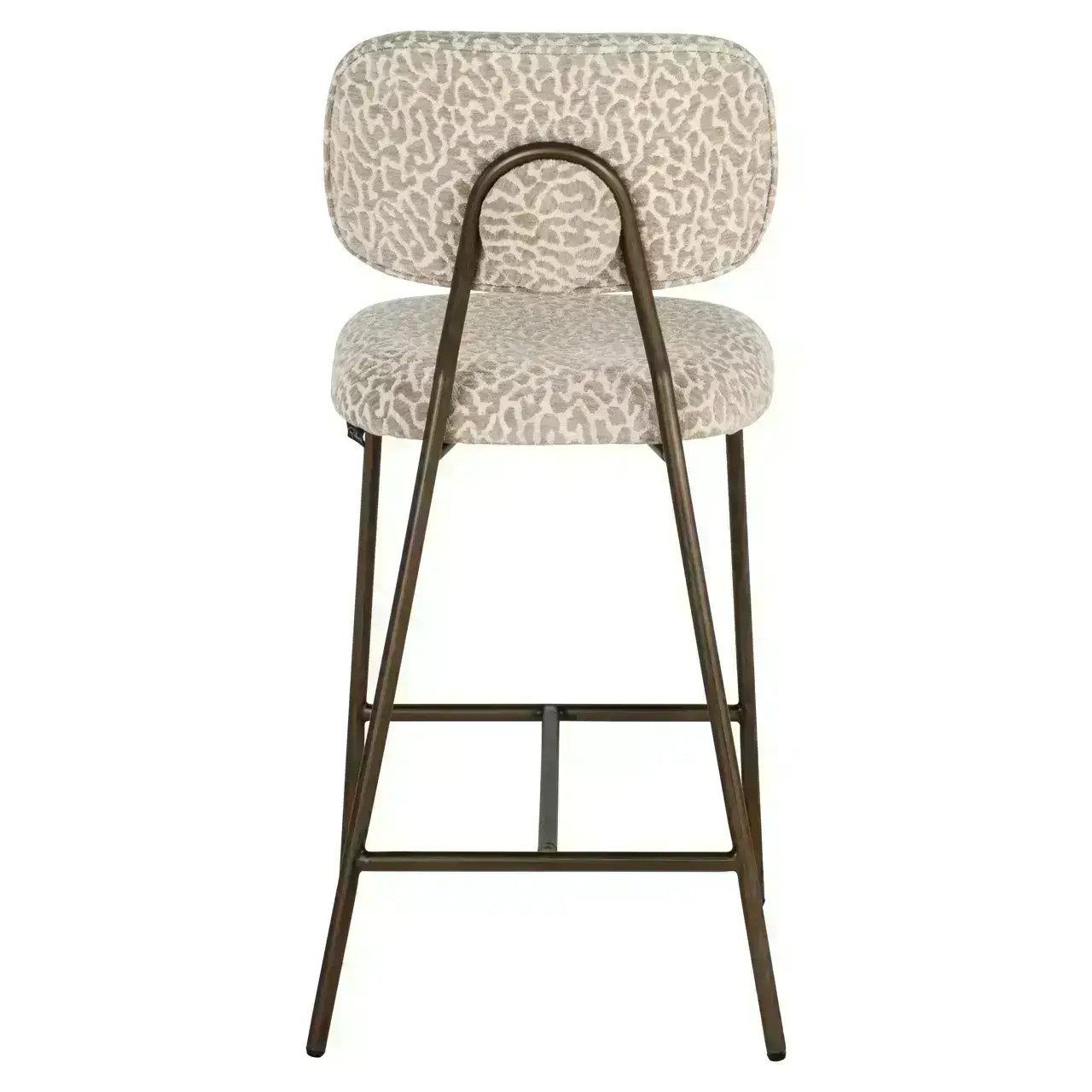 - Counterstoel Xenia beige leopard fire retardant (Set of 2)