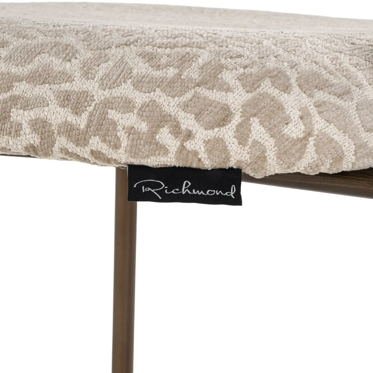 - Counterstoel Xenia beige leopard fire retardant (Set of 2)