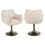 - Eetkamerstoel Aldo natural linear swivel