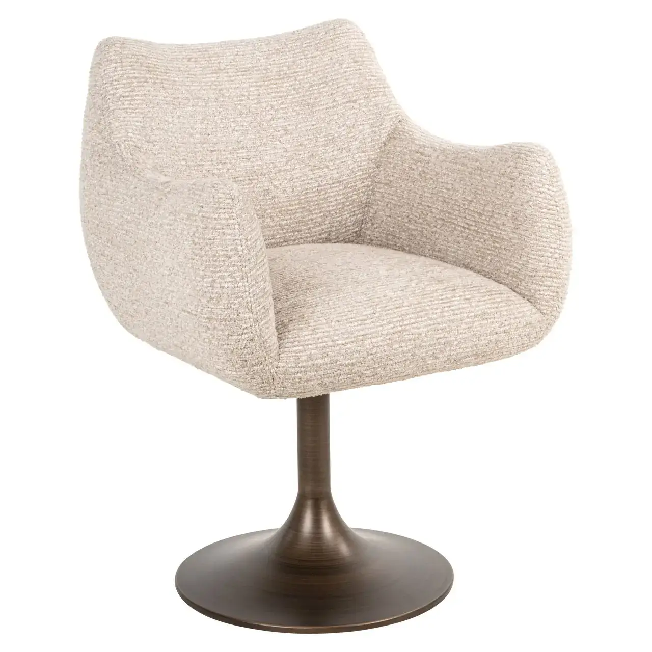 - Eetkamerstoel Aldo natural linear swivel