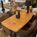 Eettafel met spinpoot outlet012