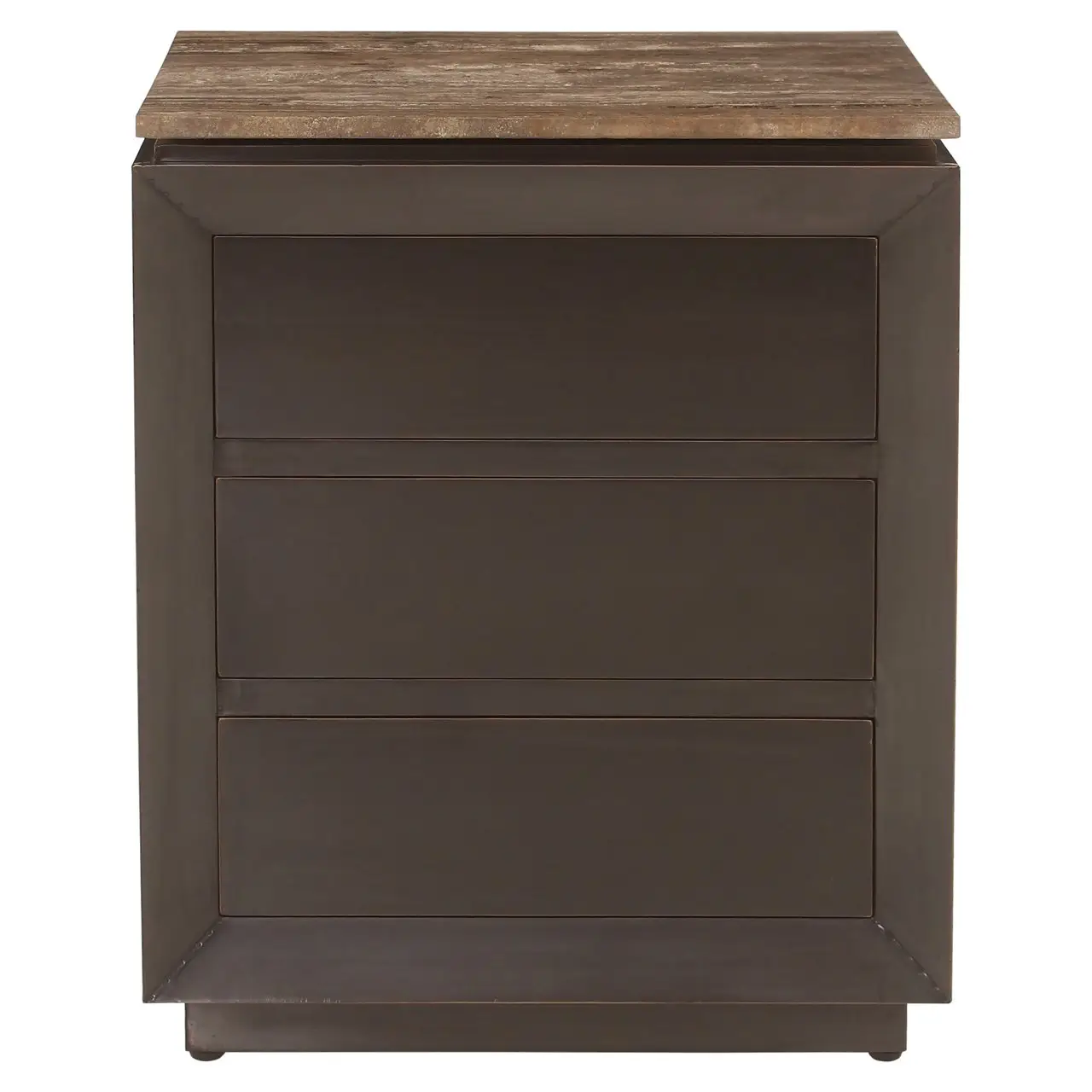 - Nachtkastje Russo ash brown 3-drawers