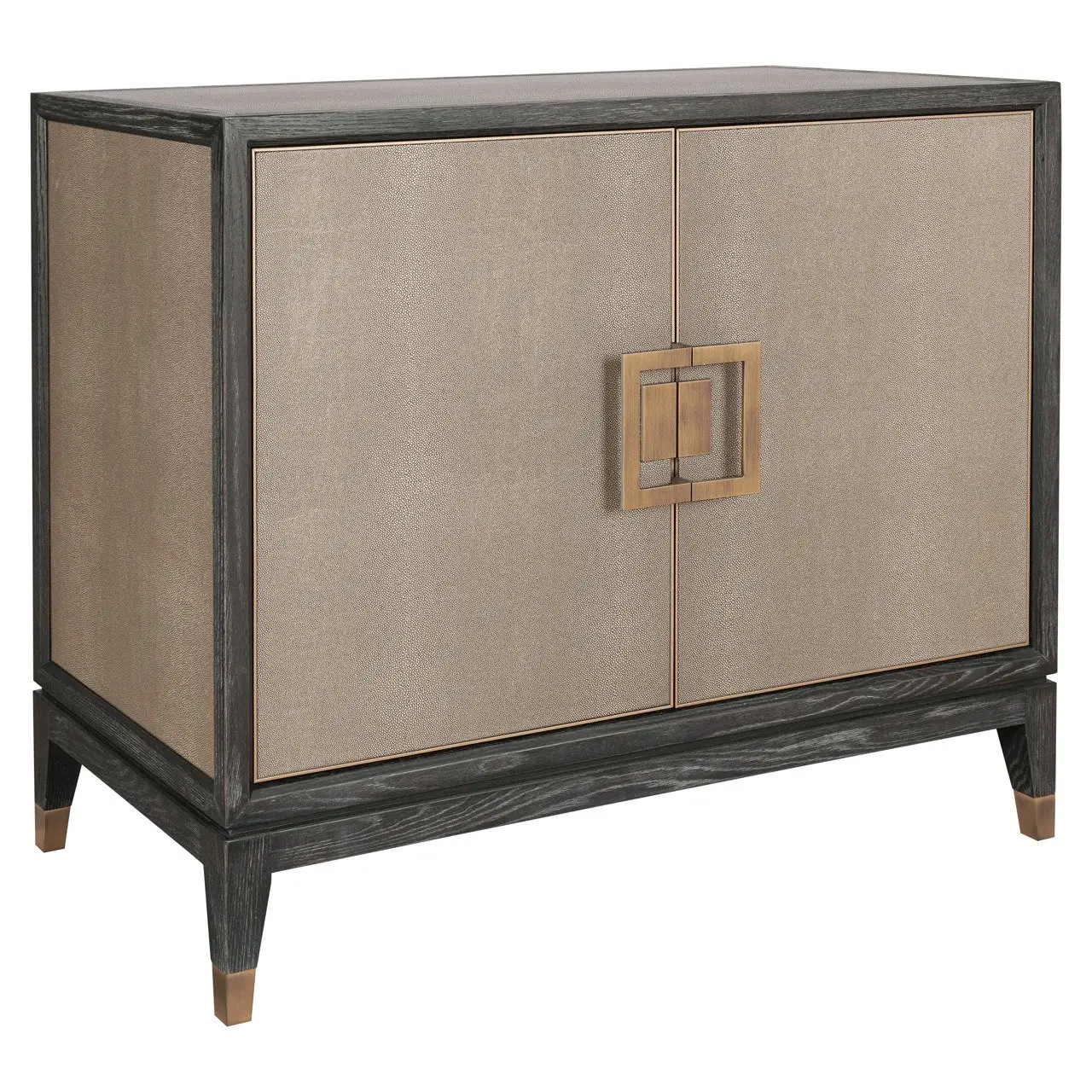- Dressoir Bloomville brass shagreen