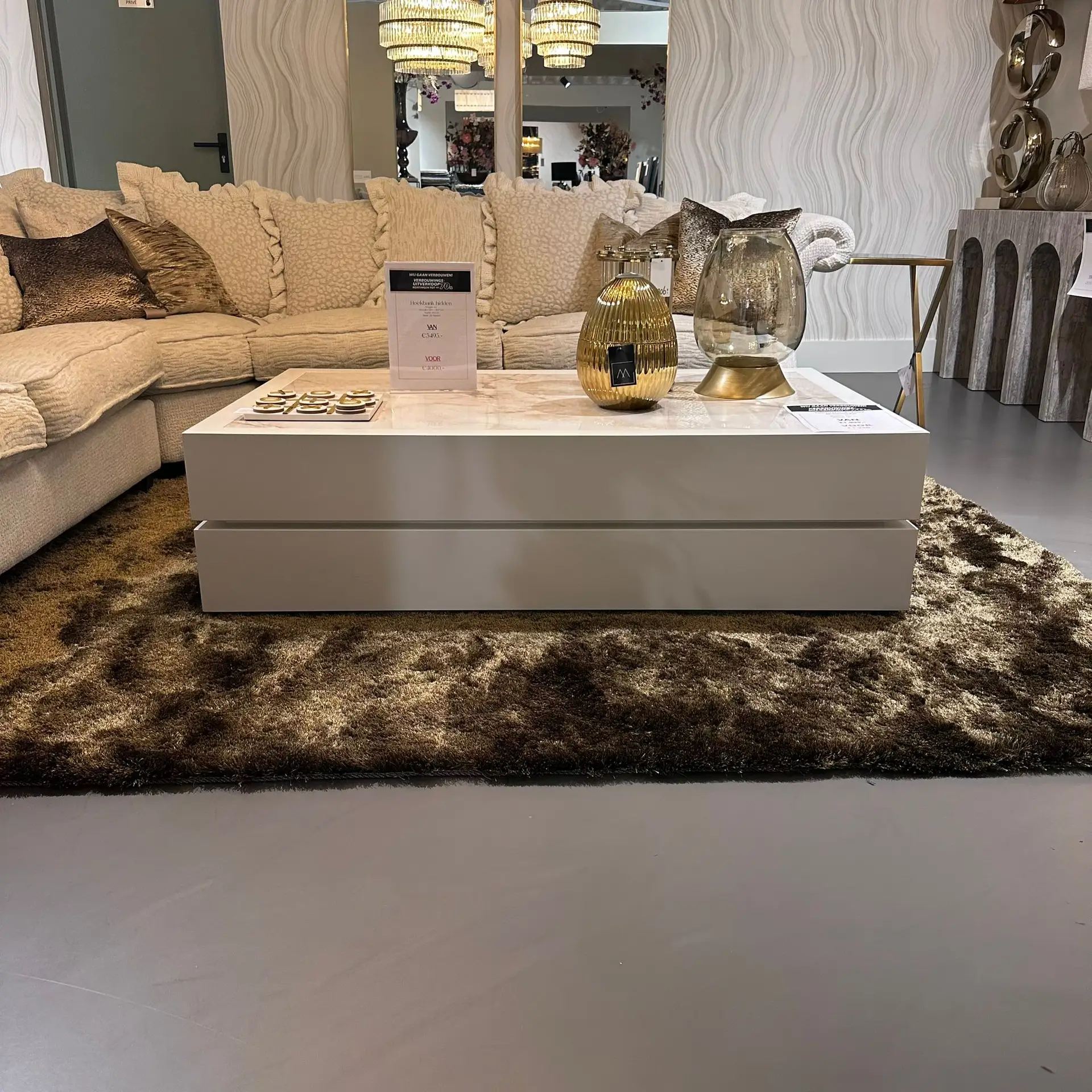 Salontafel Avenue Showmodel Verbouwings Uitverkoop