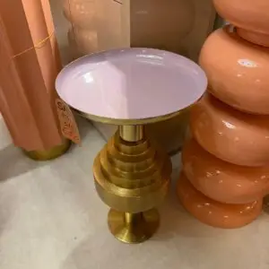 Tafeltje goud lila outlet059