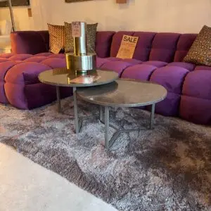 2 delig Tafelset in Armani marmer outlet087