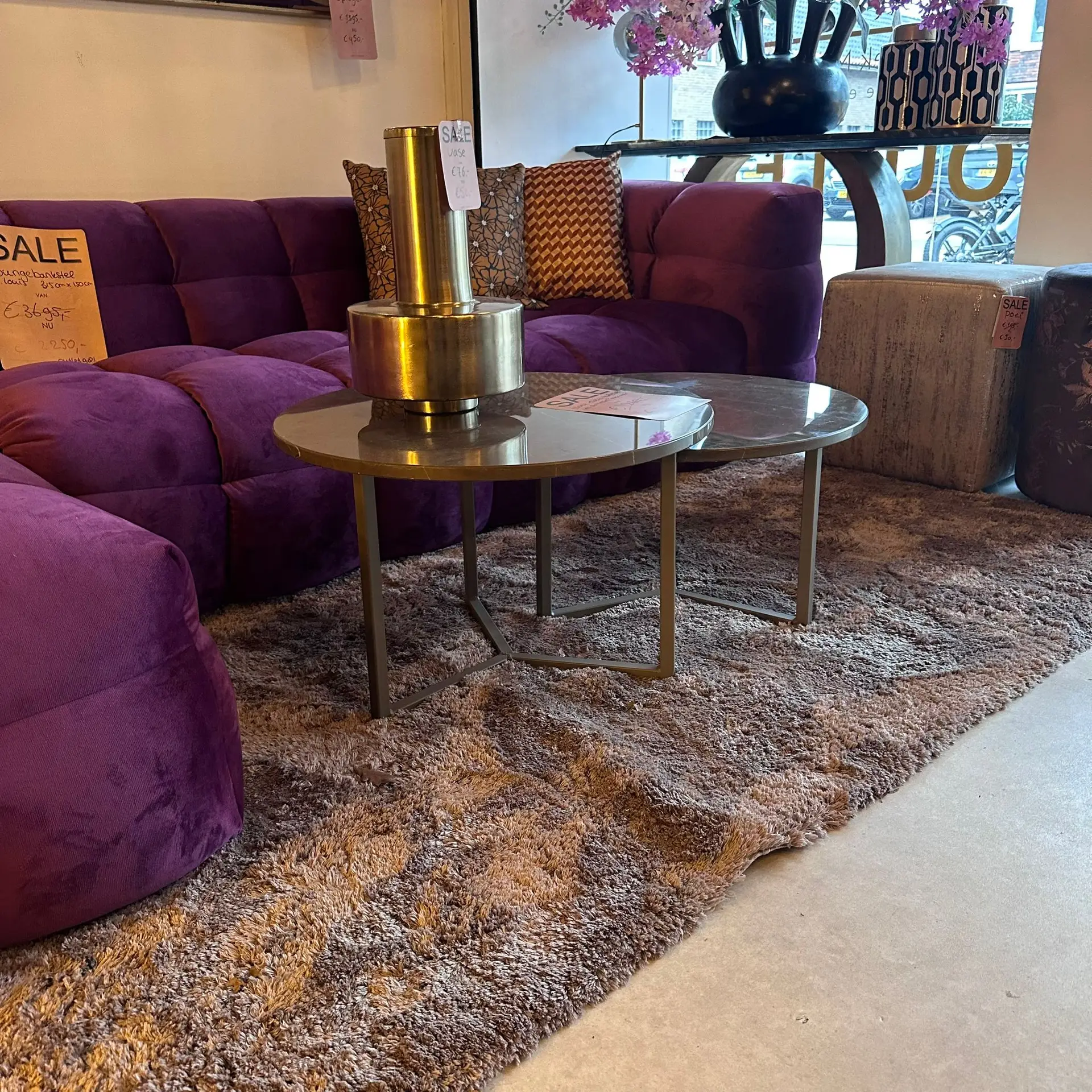 2 delig Tafelset in Armani marmer outlet087 - Afbeelding 3