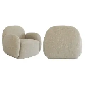 - Lounge stoel Roxy lodge beige fire retardant