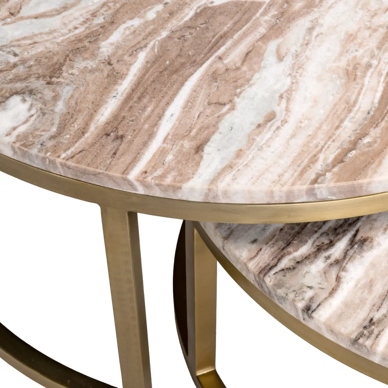 - Salontafel Bottega Blush beige (Set of 2)