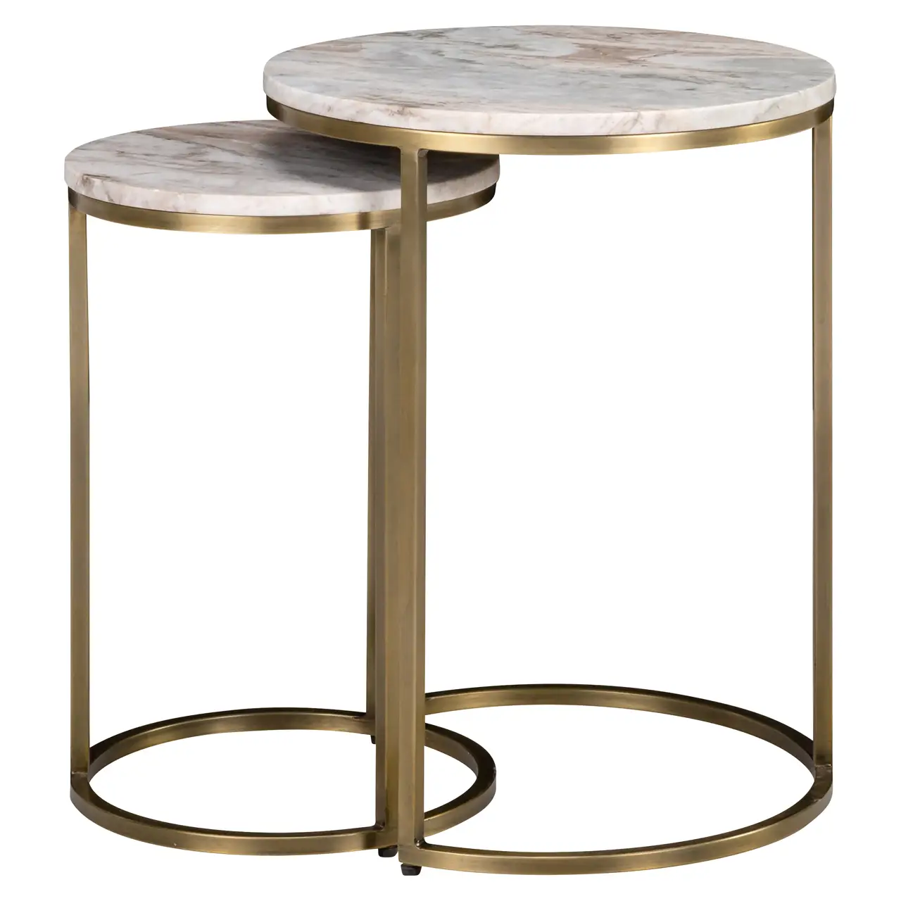 - Bijzettafel Bottega Blush beige (Set of 2)