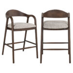 - Counterstoel Mihara mocca fancy fire retardant