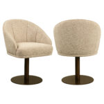 - Eetkamerstoel Beverly natural fancy swivel