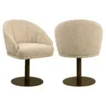 - Eetkamerstoel Beverly natural fancy swivel