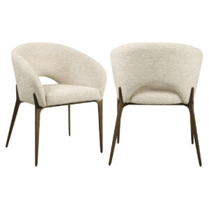 - Eetkamerstoel Kenzi natural linear fire retardant