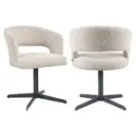 - Eetkamerstoel Blanca natural fancy fire retardant