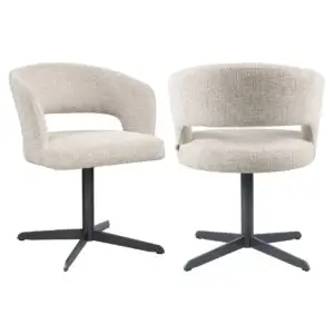 - Eetkamerstoel Blanca natural fancy fire retardant