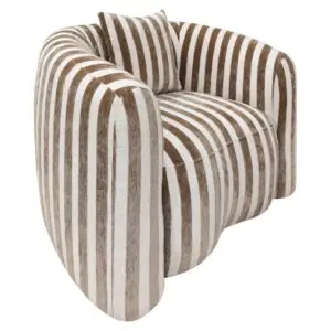 - Lounge stoel Luxandra stripes sand