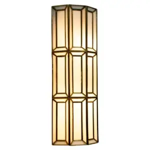 - Wandlamp Opal brass antique