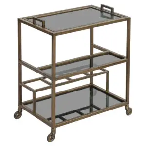 - Trolley Ruinart brass antique