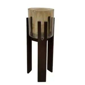 - Windlicht Paige walnut small