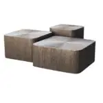 - Salontafel Cubes Brunzae (Set of 3)