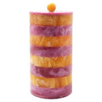 - Opbergdoos Lilybelle pink/orange storage jar large