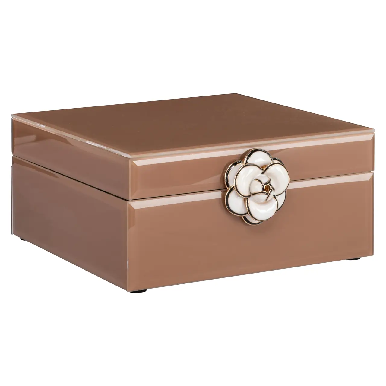 - Opbergdoos Floral brown small